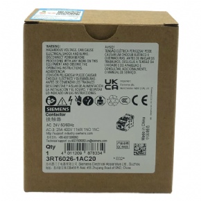 3RT6026-1AC20 Power Contactor 3RT60261AC20 Sealed